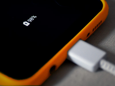 Charging a cell phone
