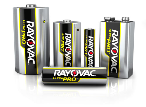Different Rayovac UltraPro battery sizes