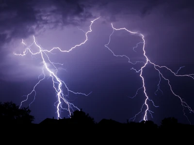 Lighting strikes